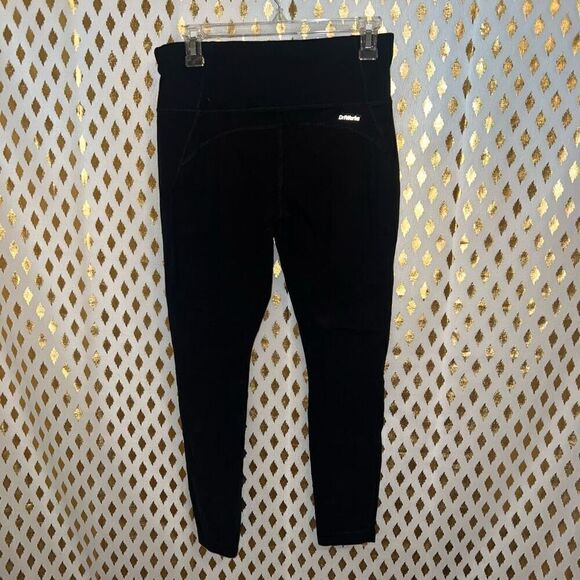 2 pants black skinny leggings yellow cargo pants bundle set size M - Picture 4 of 7